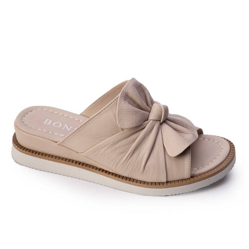 107911-beige Сабо жен.кожа-кожа светло-бежевый